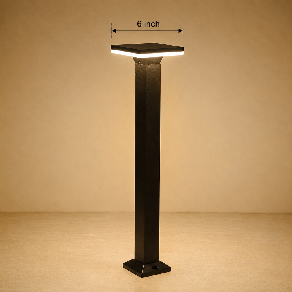 LED Square Bollard Light