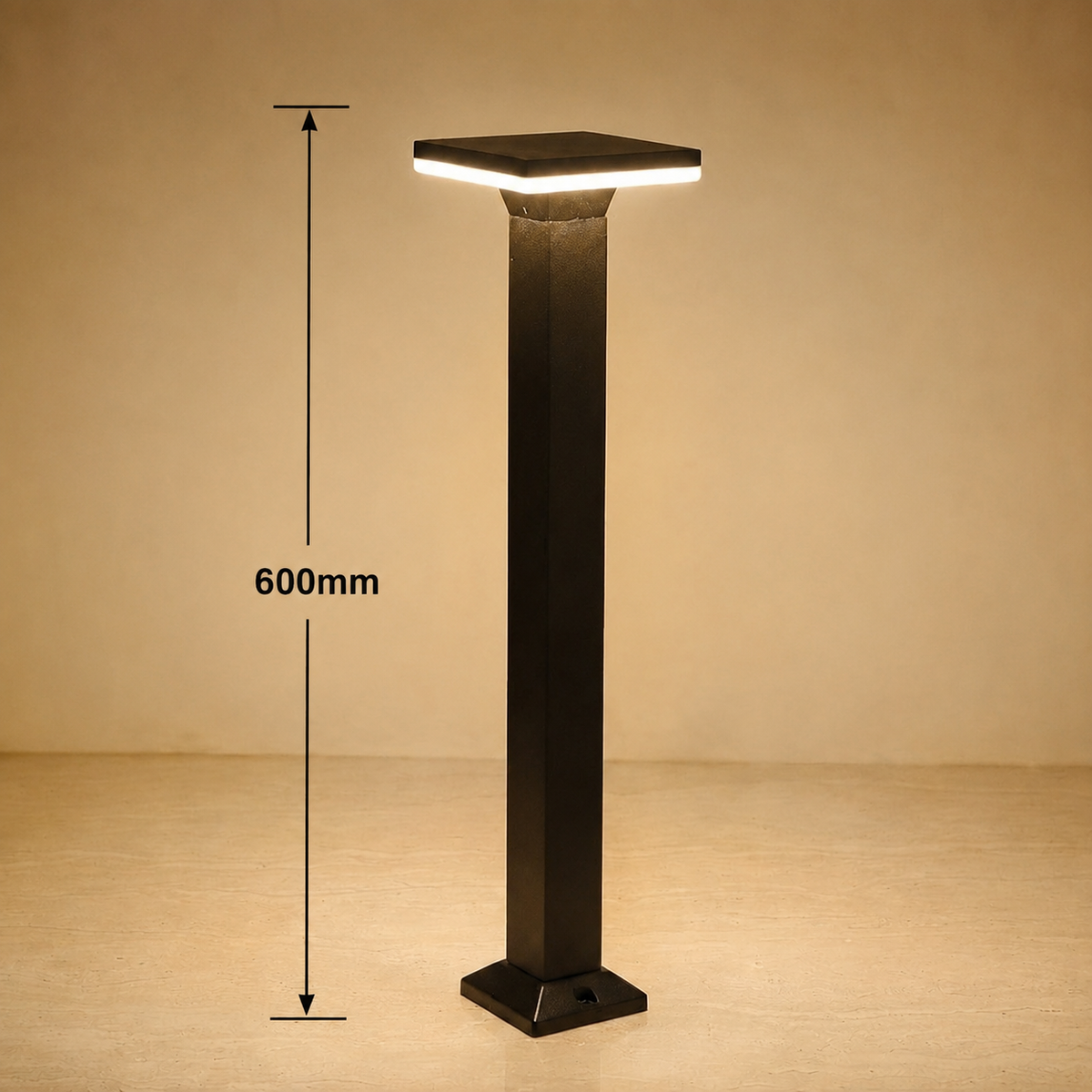 LED Square Bollard Light