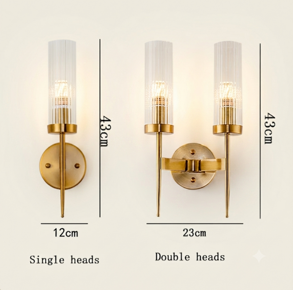 MODERN INDOOR CANDLE WALL SCONE