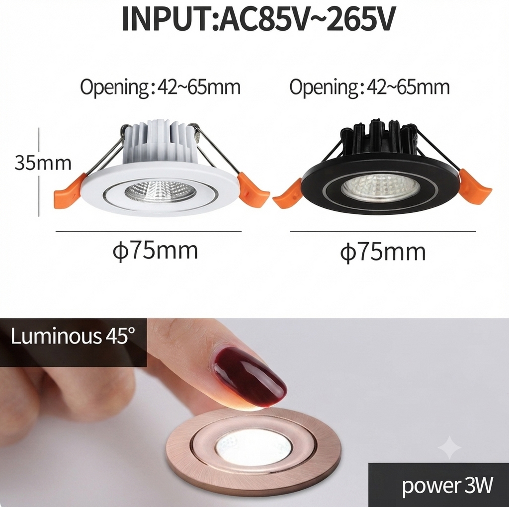 5W COB DOWNLIGHT
