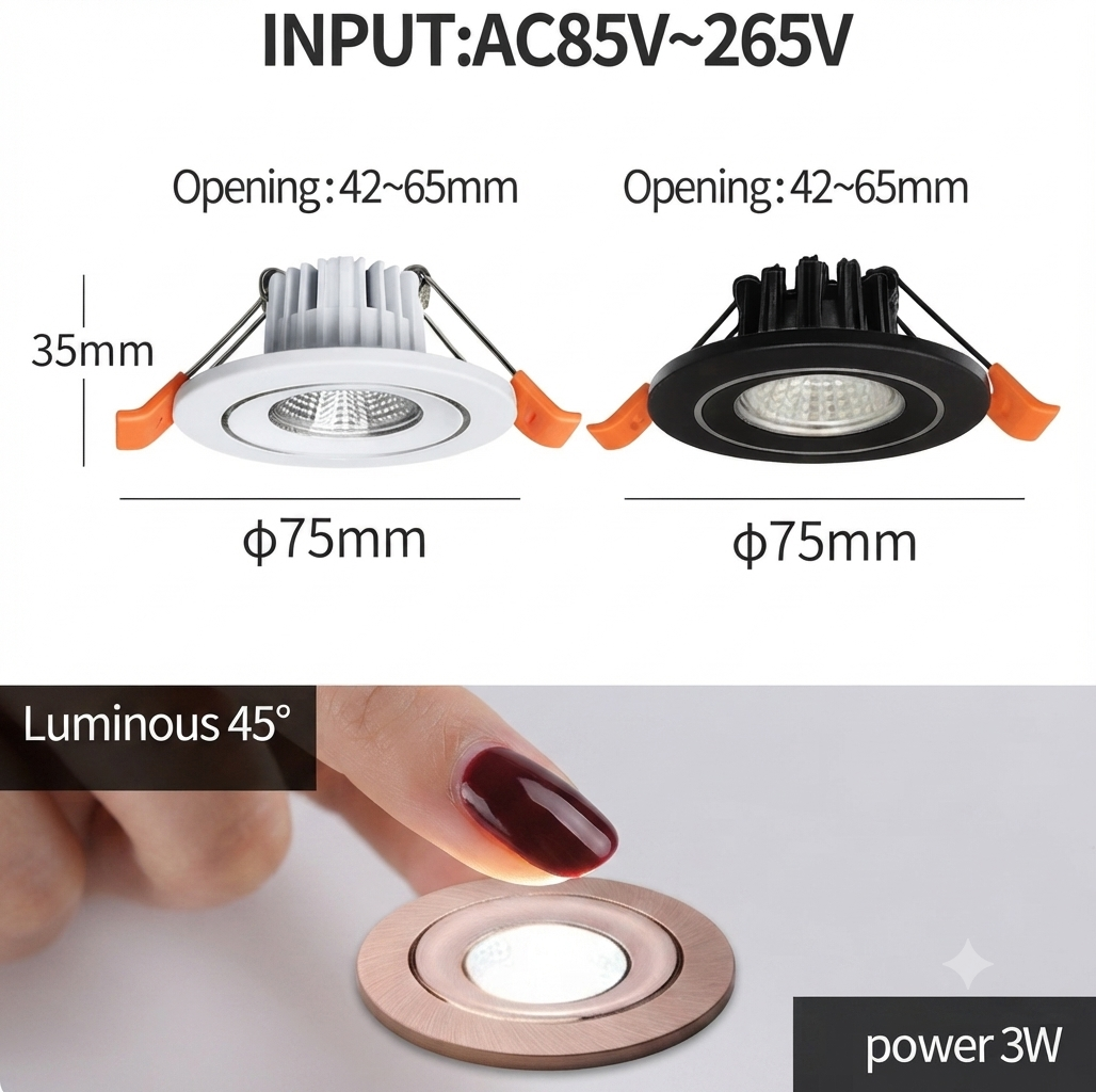 5W COB DOWNLIGHT