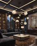 Nebula Glow Multi-Tier Chandelier