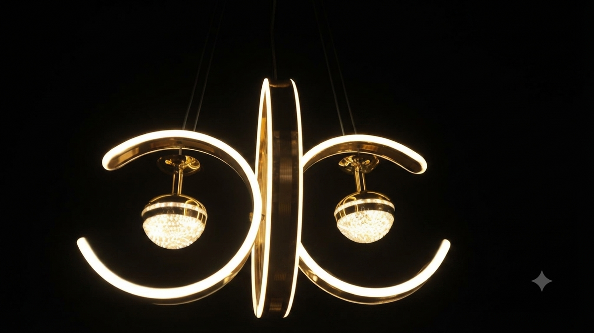 Lumina Crescent Chandelier