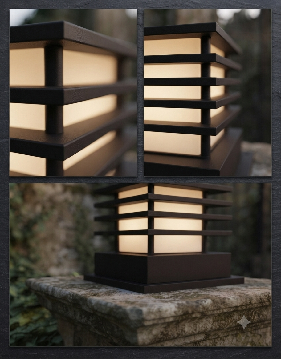 Eclipse Layered Pillar Light