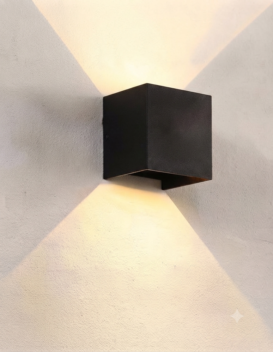 Architectural Cube LED Wall Light