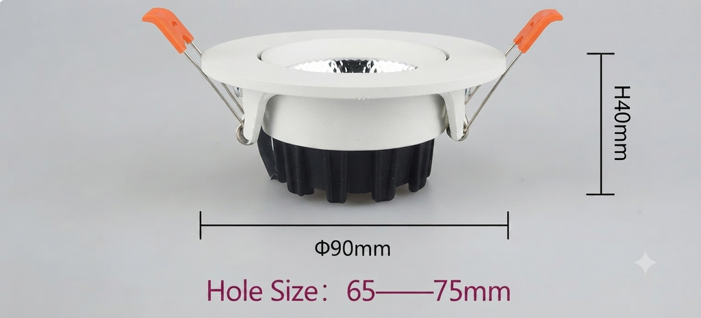 RECESSED MOUNTED DOWNLIGHT COB CEILING SPOTLIGHT