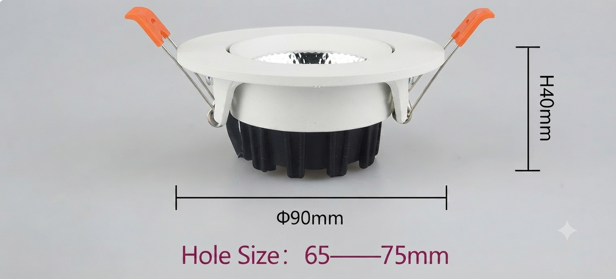 RECESSED MOUNTED DOWNLIGHT COB CEILING SPOTLIGHT