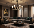 Modern Geometric Pendant Chandelier