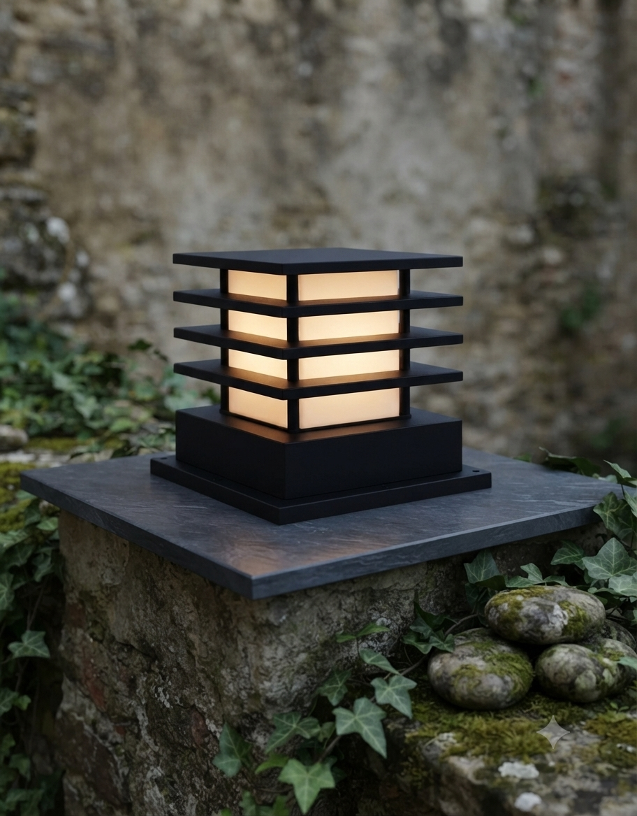 Eclipse Layered Pillar Light