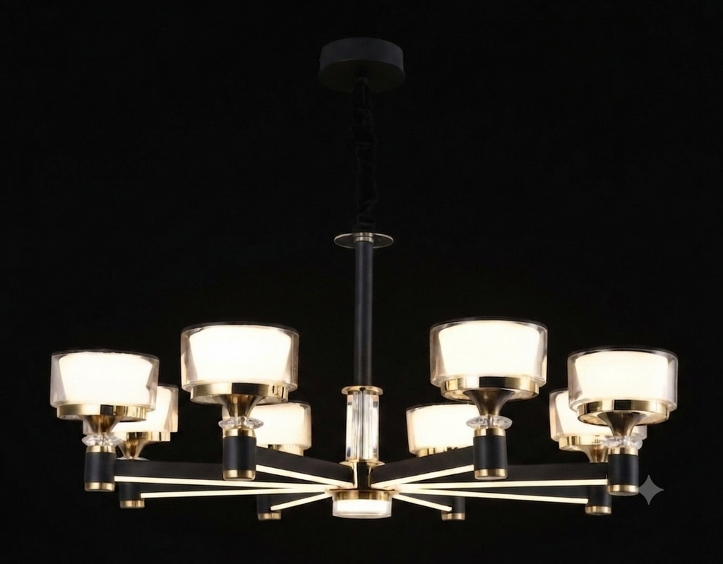 Radiant Halo Chandelier