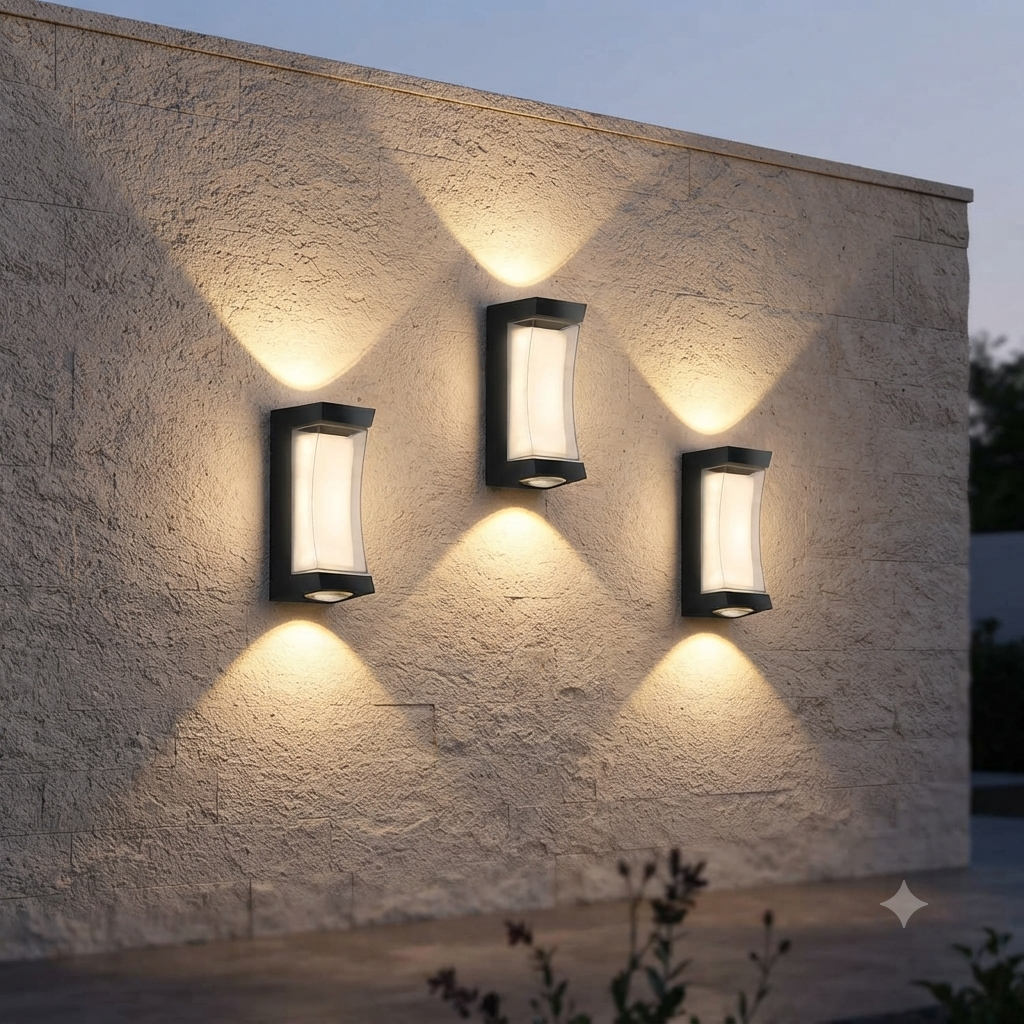 CURVED OUTDOOR LIGHT