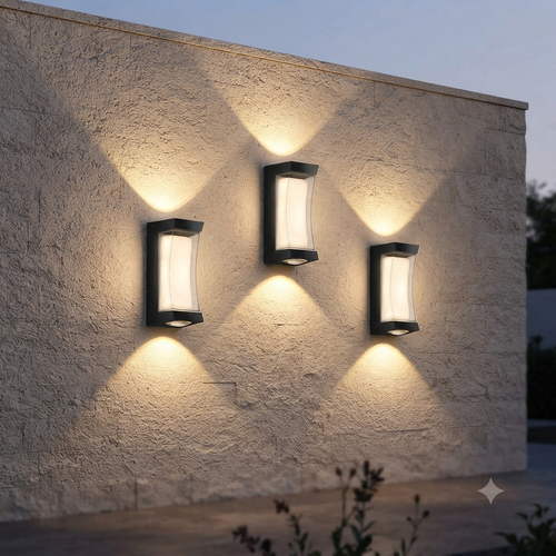 CURVED OUTDOOR LIGHT