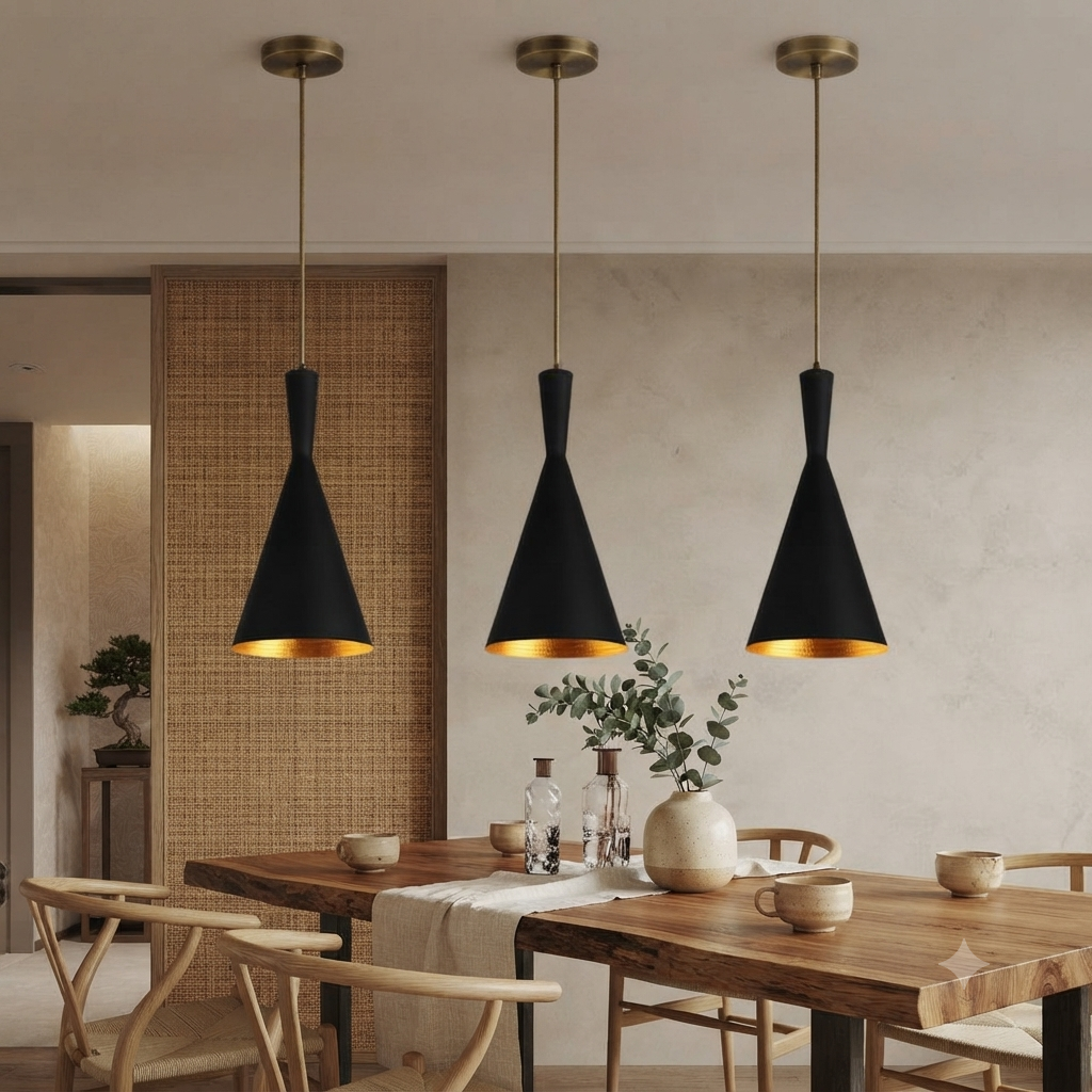 Industrial Modern Cone Hanging Light