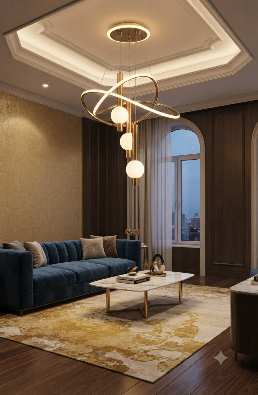 Luminous Ring Chandelier