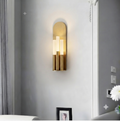 Modern Arched Pillar Brass Wall Light