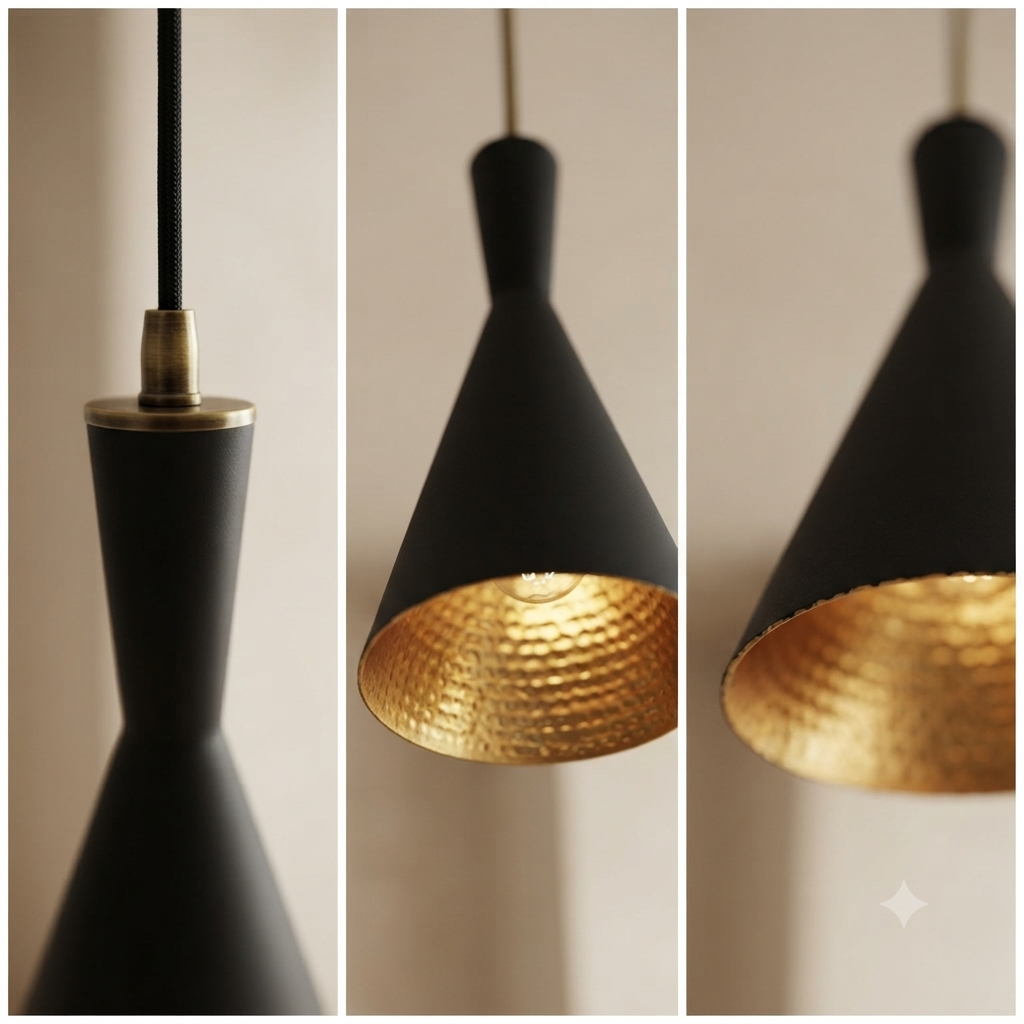 Industrial Modern Cone Hanging Light