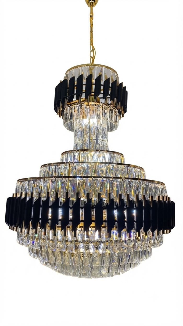 Luxury Tiered Prism Chandelier