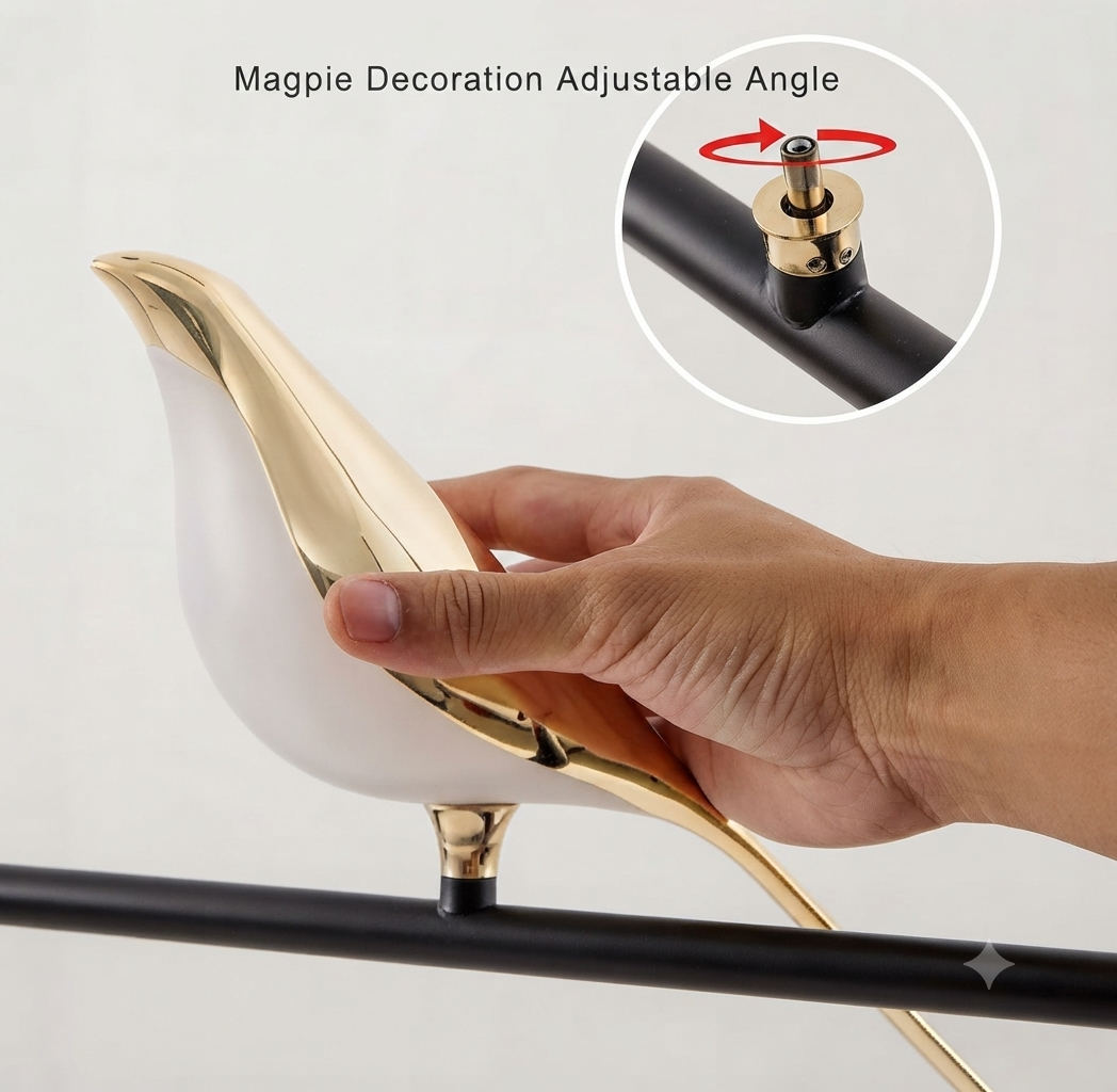 Dual Magpie Lamp