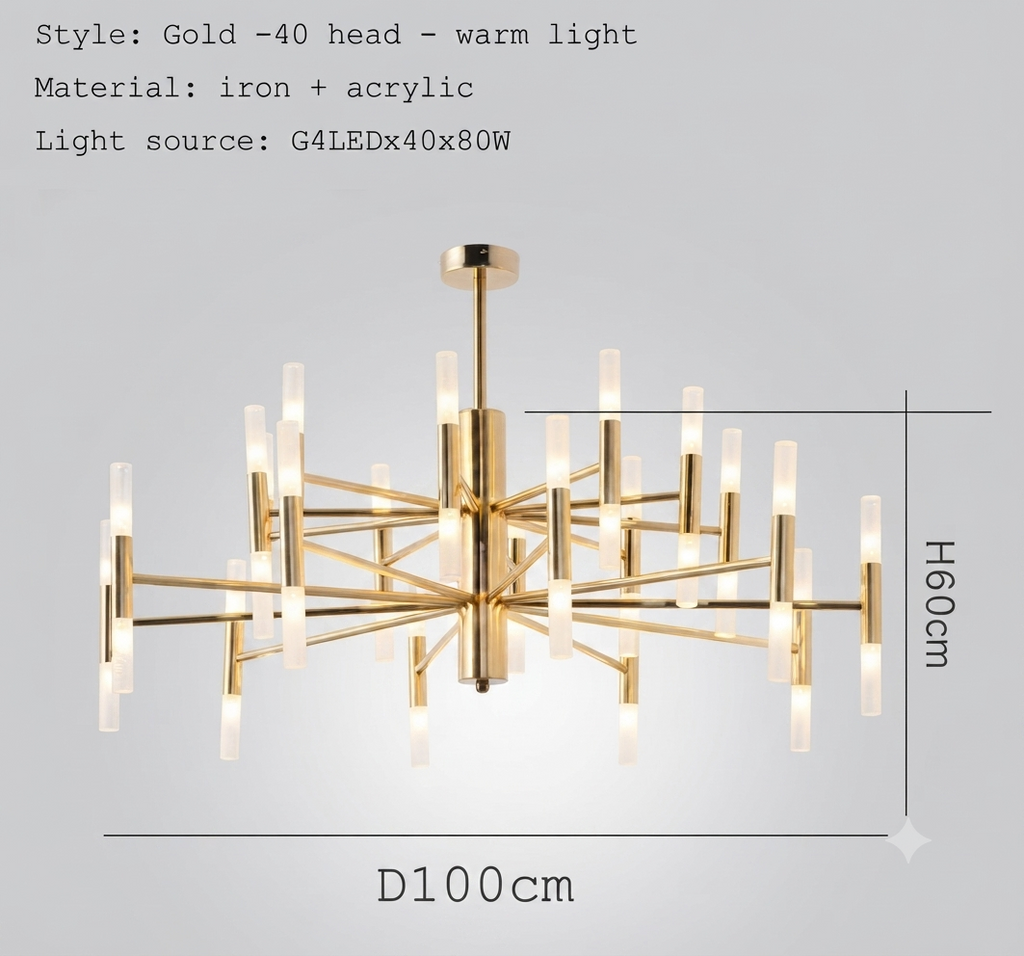 Swan Art Chandelier