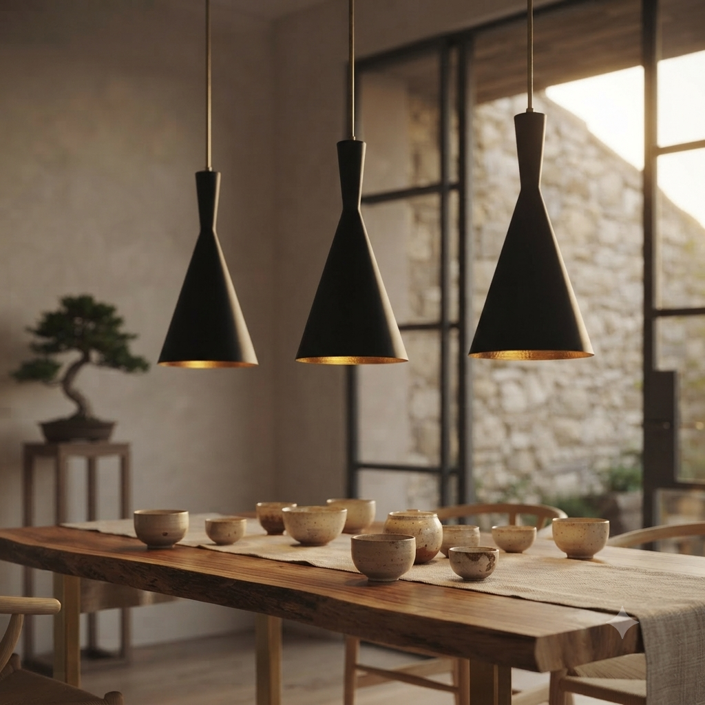Industrial Modern Cone Hanging Light