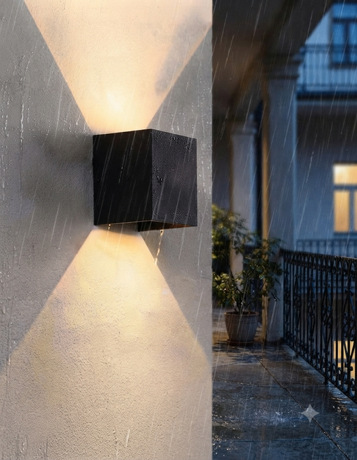 Architectural Cube LED Wall Light