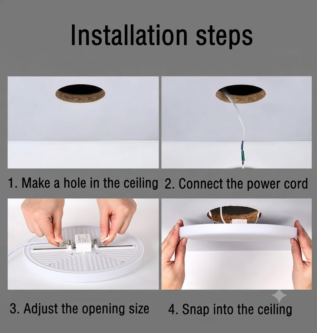 Ultra Thin Round LED Panel Light