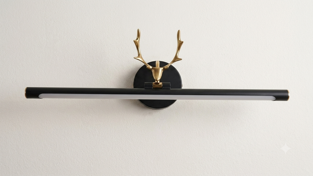 Nordic Deer Horn Picture & Wall Light