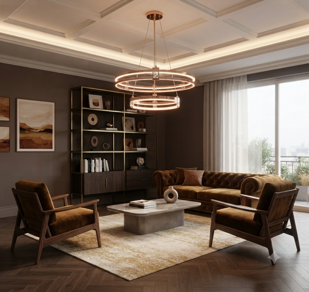 DOUBLE RING CHANDELIER