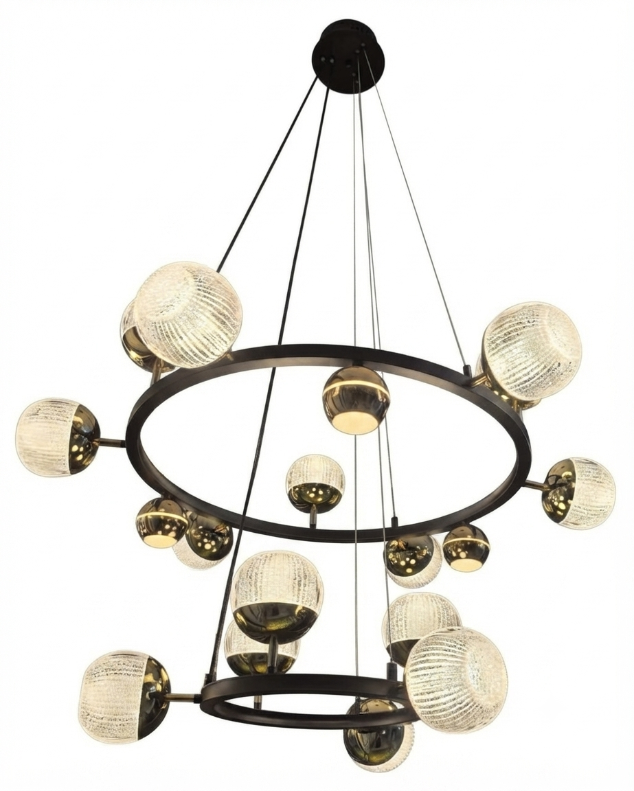 Nebula Glow Multi-Tier Chandelier