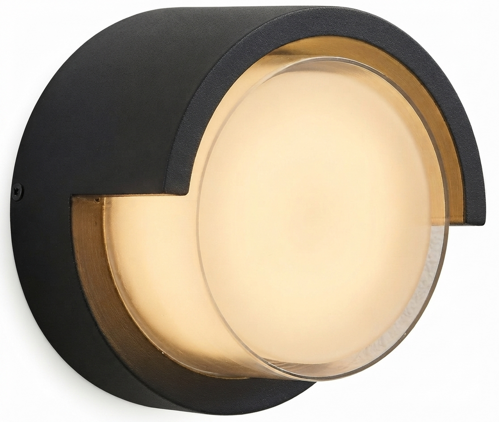 ROUND LED OUTDOOR WALL LIGHT