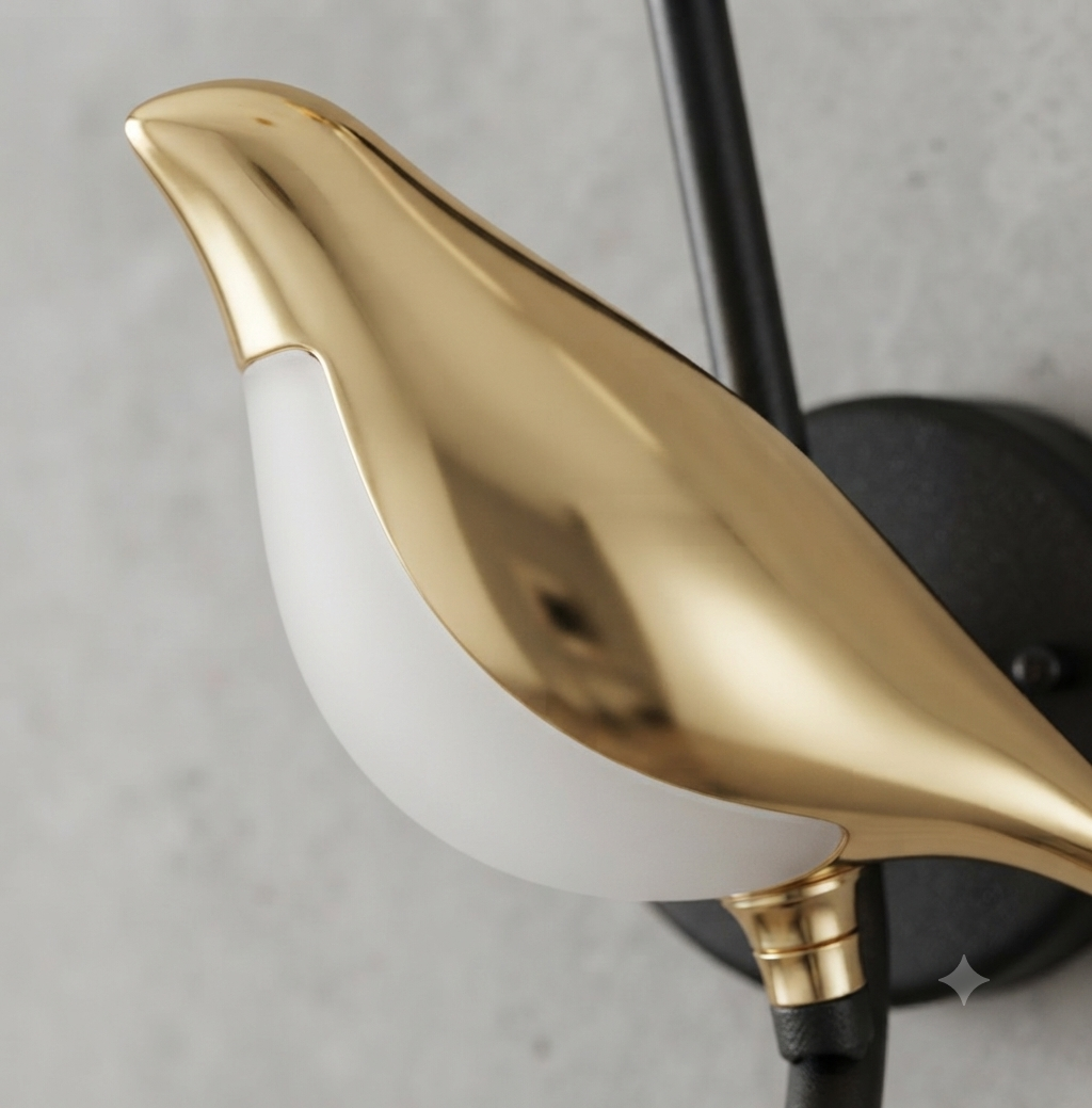 Dual Magpie Lamp