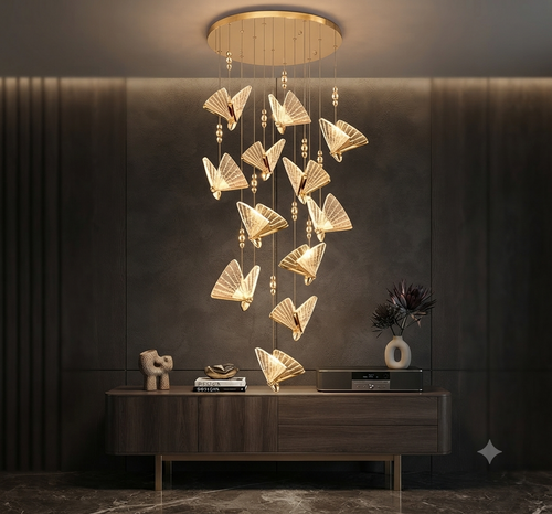 BUTTERFLY LONG CHANDELIER