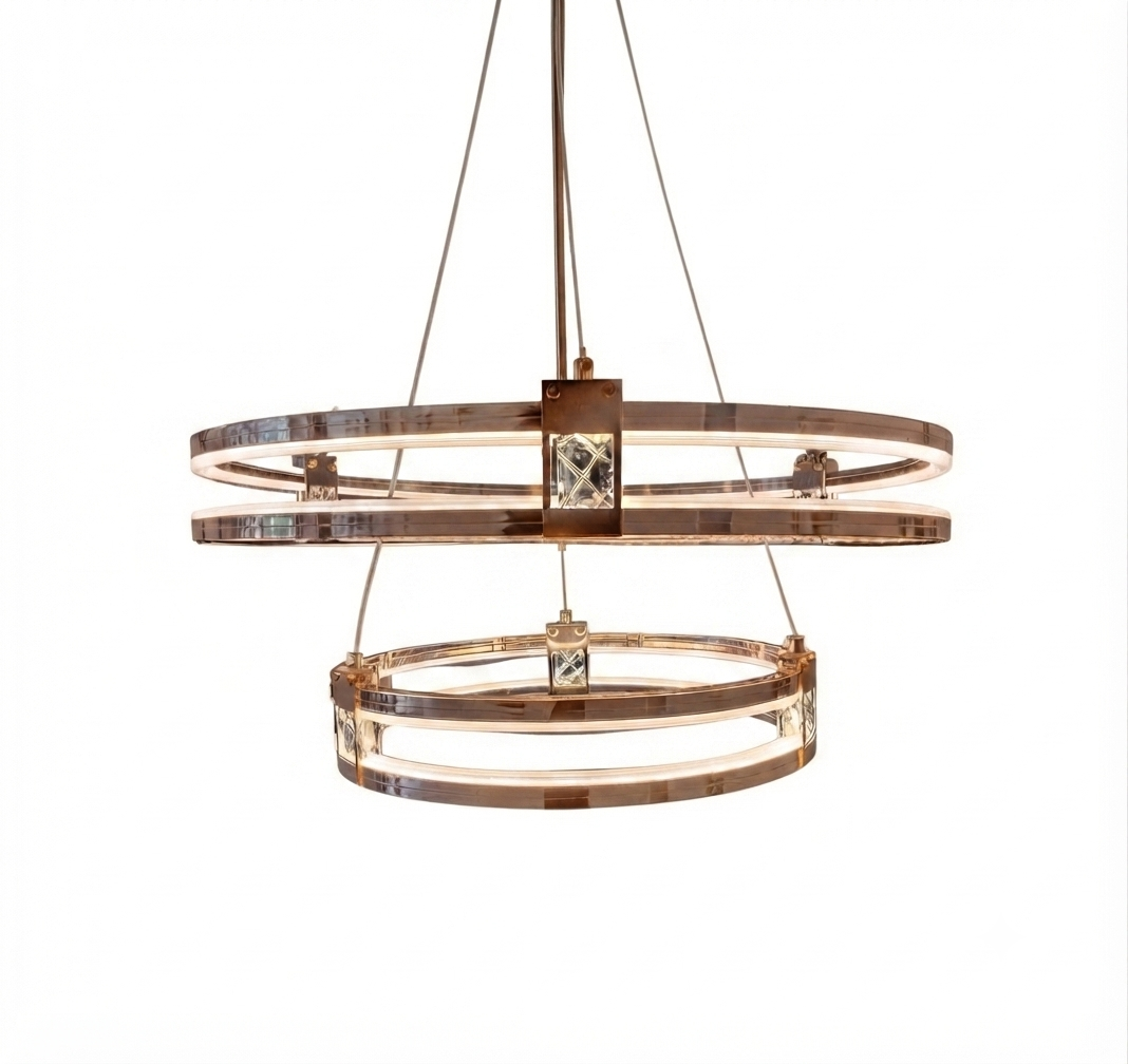 DOUBLE RING CHANDELIER