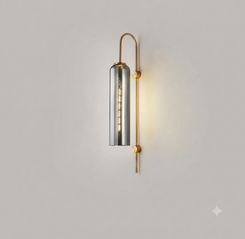 VINTAGE LINEAR GLASS WALL SCONE
