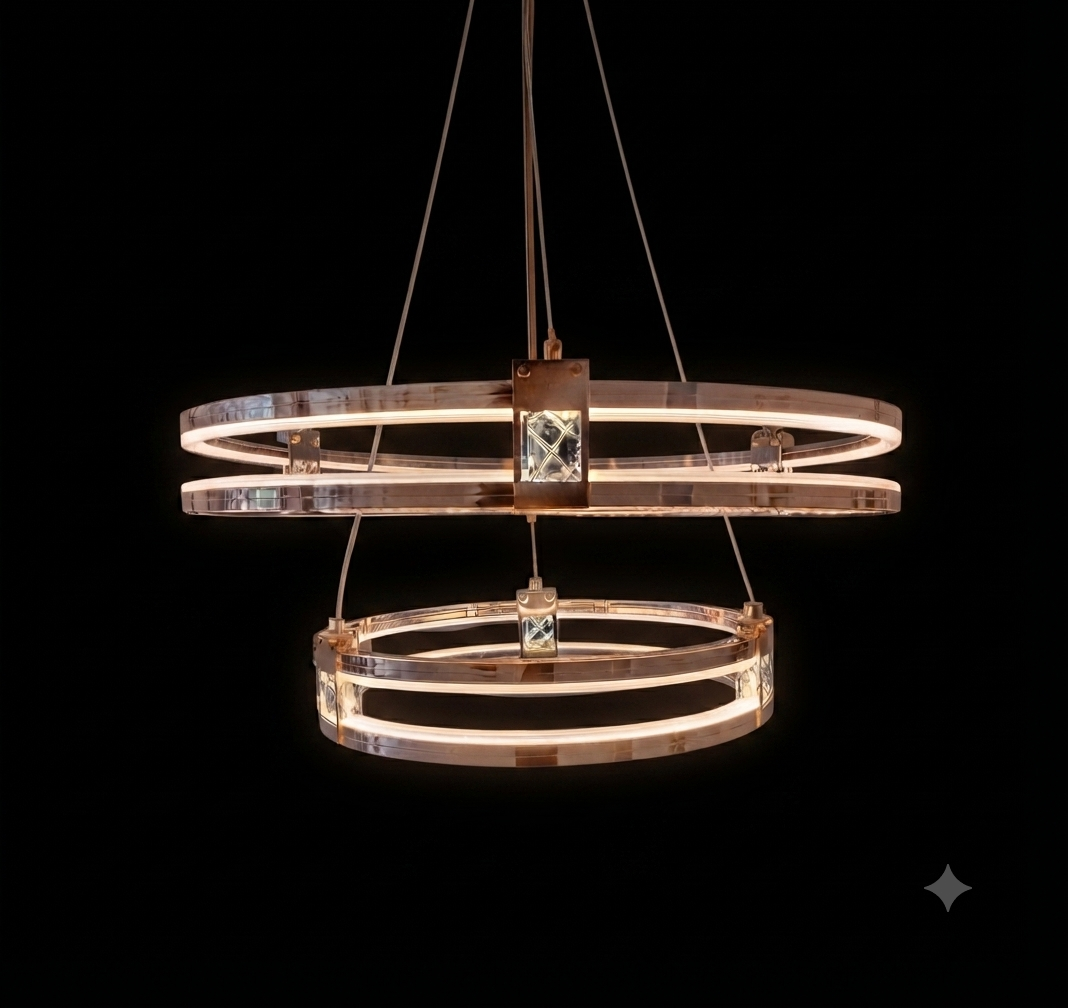DOUBLE RING CHANDELIER