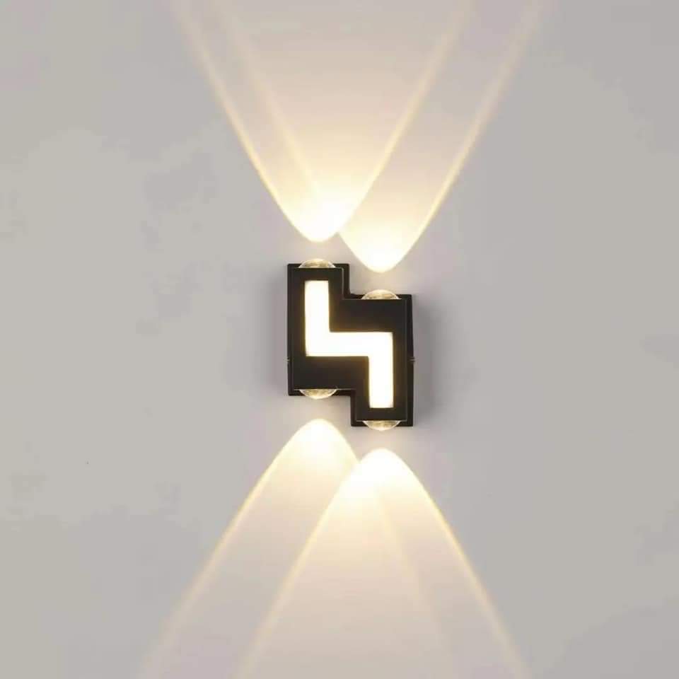 Modern Geometric Up & Down LED Wall Sconce