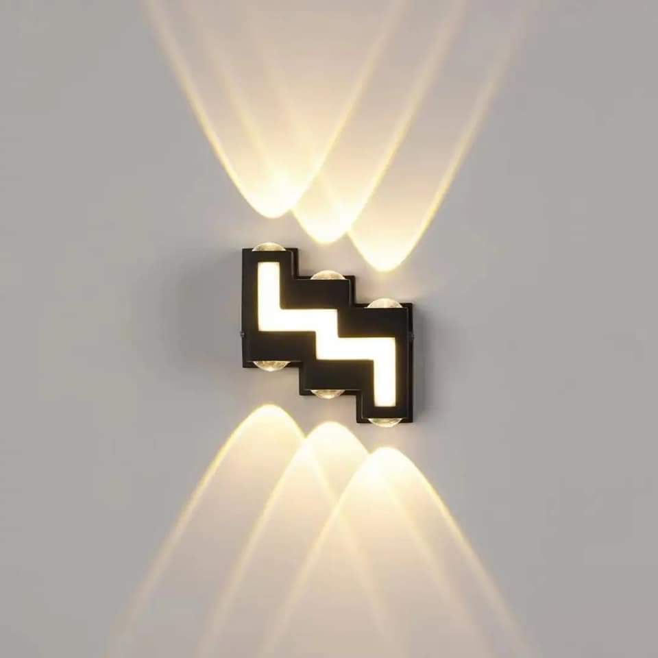 Modern Geometric Up & Down LED Wall Sconce