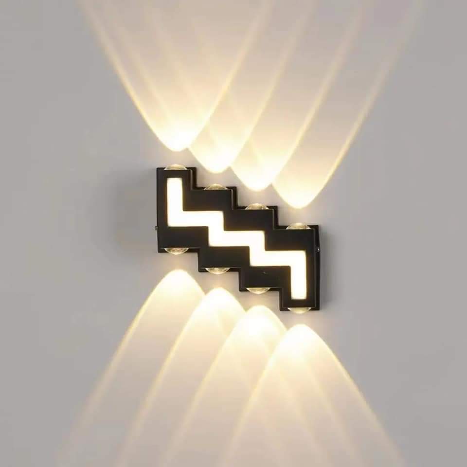 Modern Geometric Up & Down LED Wall Sconce