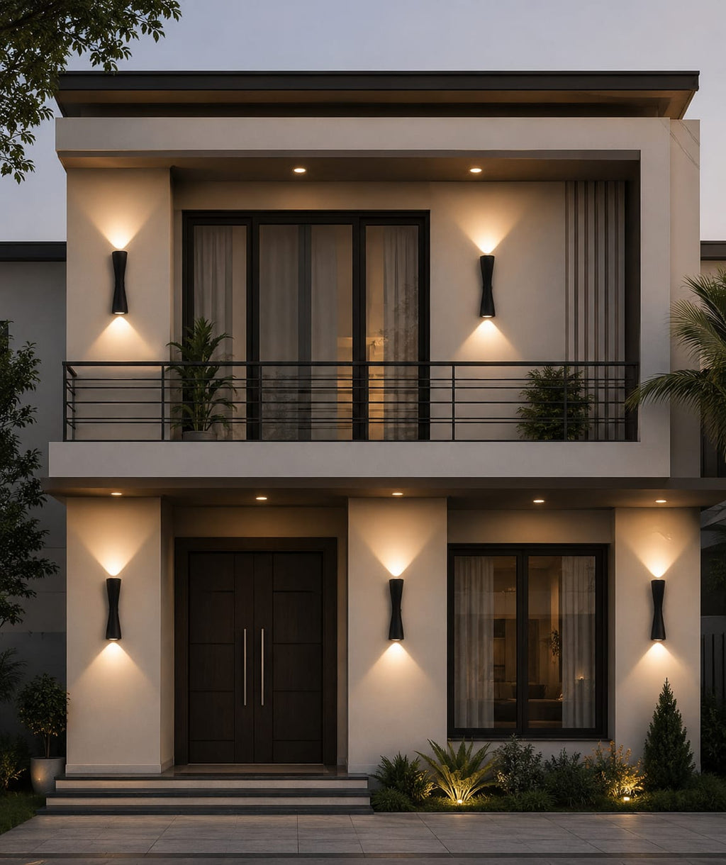 MODERN MINIMALIST DOUBLE HEAD WALL SCONE