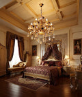 Classic Antique Gold Chandelier