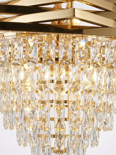 GOLD CRYSTAL CHANDELIER