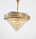 GOLD CRYSTAL CHANDELIER