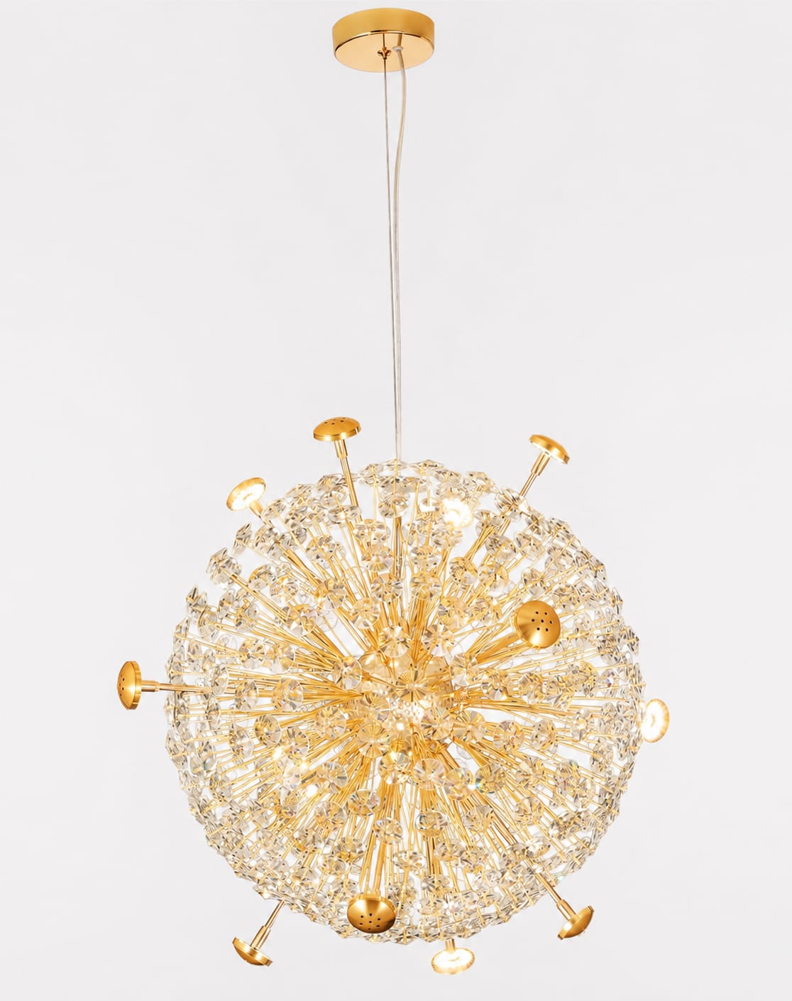 MODERN LUXURY LED CRYSTAL CHANDELIER DANDELION LIGHT