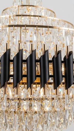 Luxury Tiered Prism Chandelier