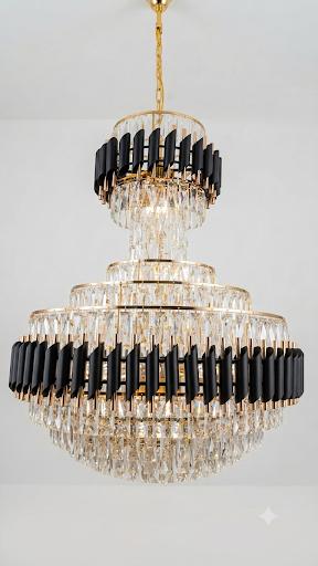 Luxury Tiered Prism Chandelier