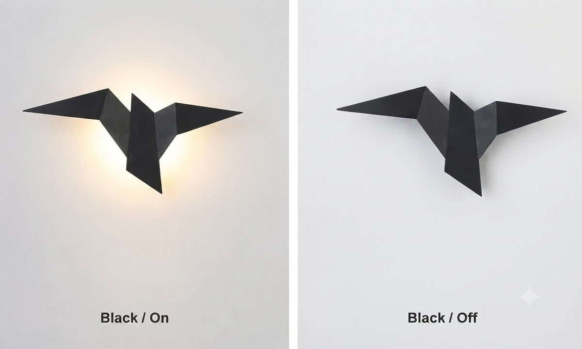 Modern Origami Bird LED Wall Light / Sconce