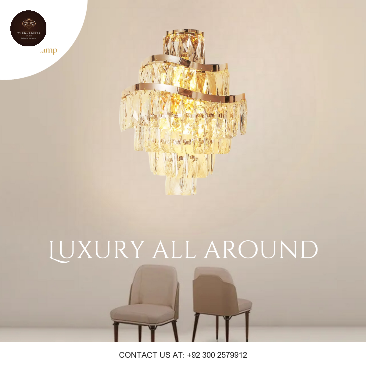 CRYSTAL LED WALL LIGHT