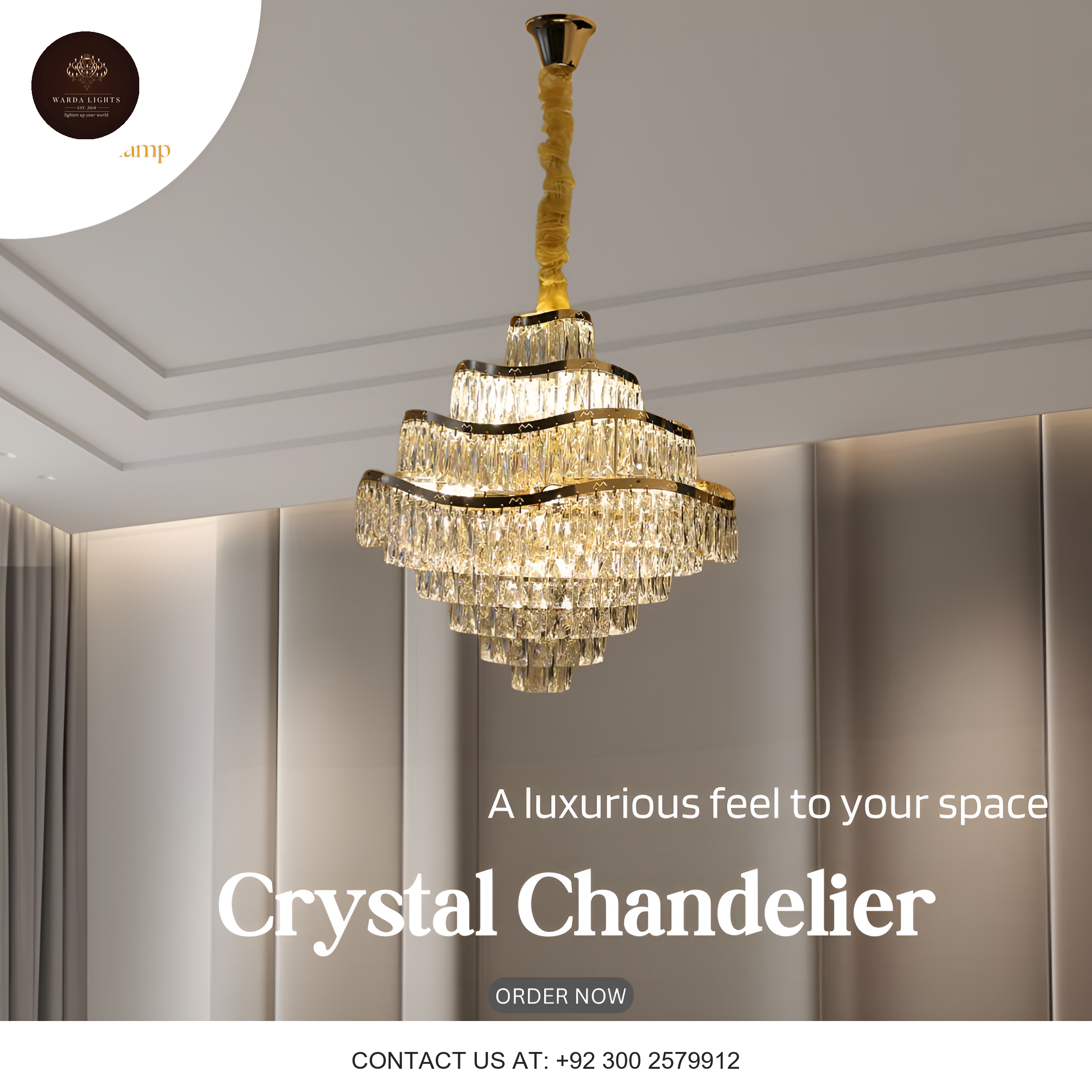 LUXURY CRYSTAL CHANDELIER