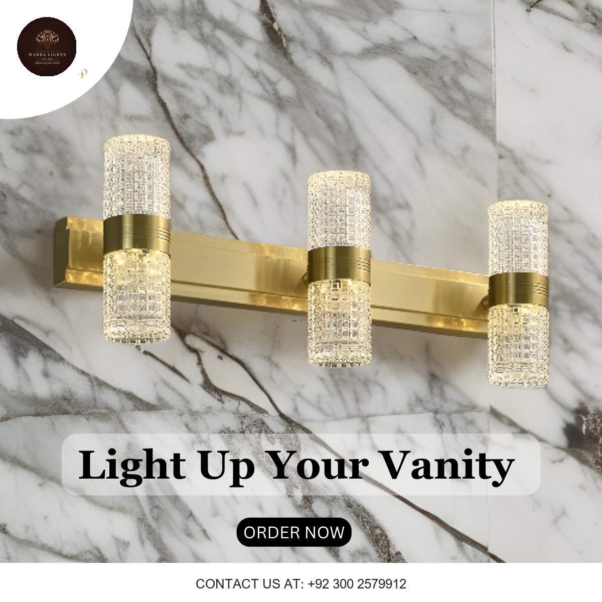 CRYSTAL LUXURY VANITY LIGHT