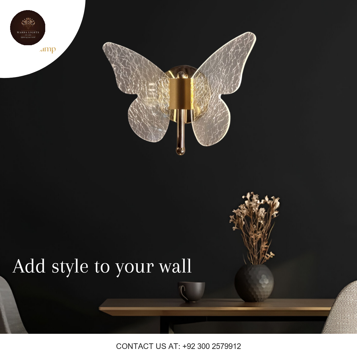 NORDIC BUTTERFLY LED WALL LIGHT